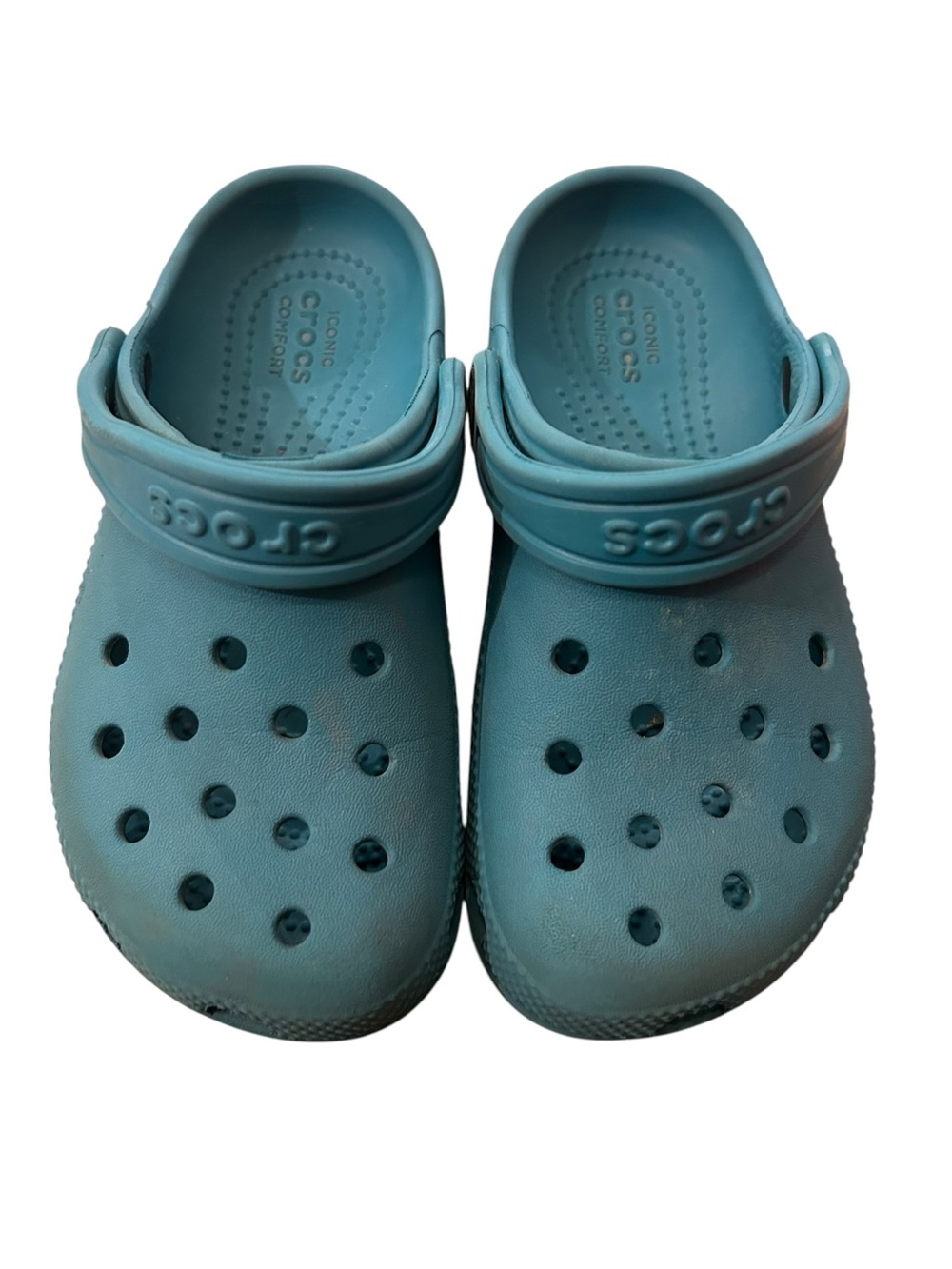 Crocs Kids' Classic Clogs in Teal size 12